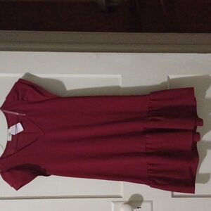 NWT Entro ruby red dress